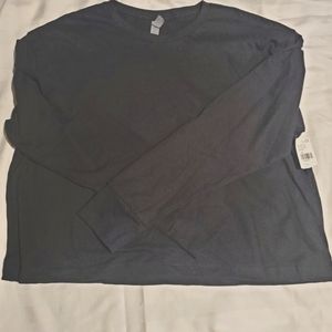 62. NWT Next Level Long Sleeve Crop Top